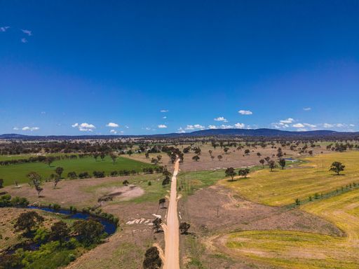 An aerial view at Dundee, New South Wales, Australia