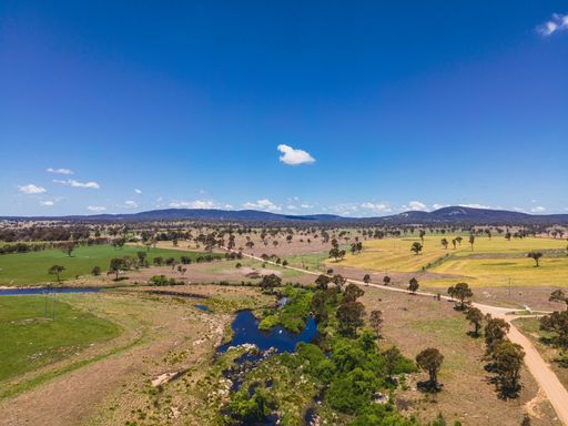 An aerial view at Dundee, New South Wales, Australia