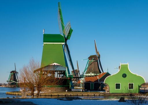 Zaanse Schans is one of the most popular tourist attractions of the Netherlands