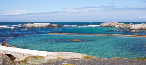 A mesmerizing view of Millers Point Tidal Pool in Cape Town, South Africa