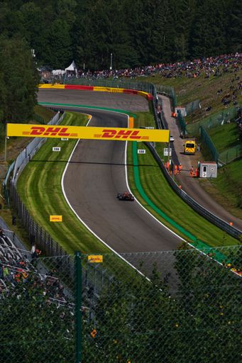 The international Auto racing Formula 1 at Circuit de Spa-Francorchamps  in Stavelot, Belgium