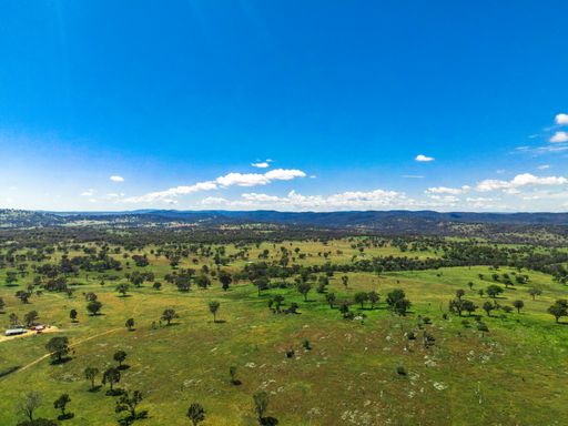 A beautiful aerial view of the green nature of Emmaville, NSW, 2371, Australia.