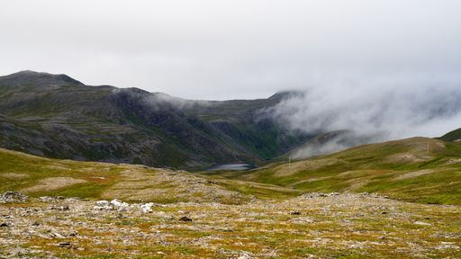 Beautiful scenery of the northern landscape from the North Cape, Norway