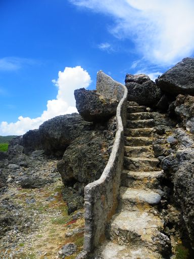 A scenic shot of the Boka Wandomi in Shete Boka National Park, Curacao