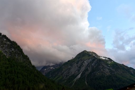 A beautiful shot of a landscape under the cloudy skies