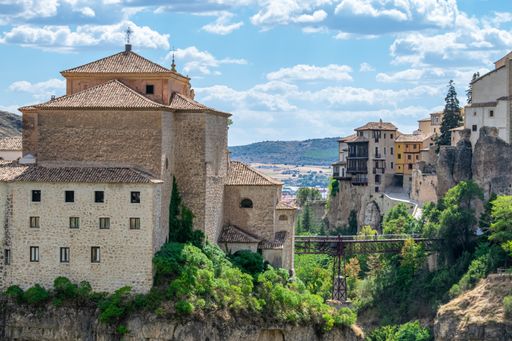 A beautiful view of the monumental city Cuenca, Spain