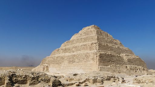 The Step Pyramid of Djoser at Saqqara, Egypt's oldest pyramid