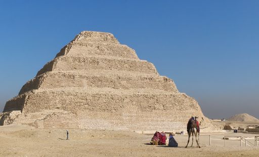 The Step Pyramid of Djoser at Saqqara, Egypt's oldest pyramid