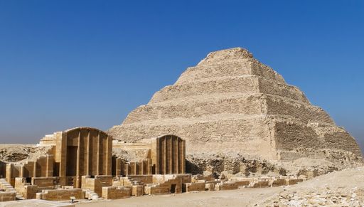 The Step Pyramid of Djoser at Saqqara, Egypt's oldest pyramid