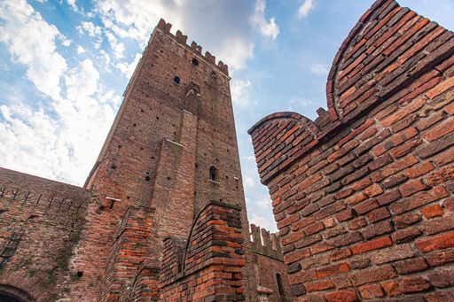 Castelvecchio in Verona a medieval castle in the center of the Italian city