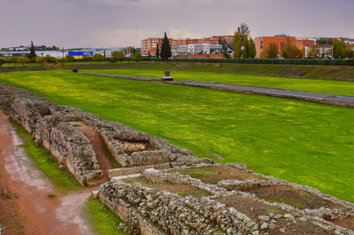 Roman circus of Merida where quadrigas races were held.