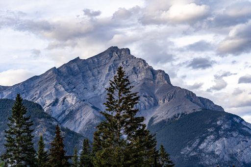 A beautiful view of the landscape with forests and mountains on a sunny day
