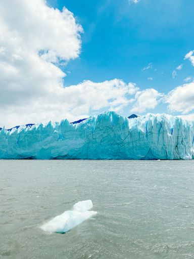 A view of Perito Moreno Glacier, El Calafate. Santa Cruz , Argentina. Ice Field