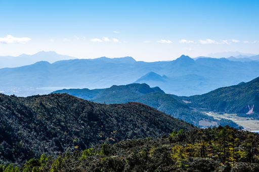 A mesmerizing view of a beautiful Jade Dragon Snow Mountain in Yunnan, China