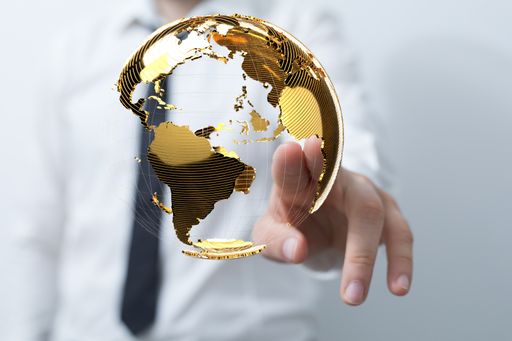 An illustration of the global network of people
