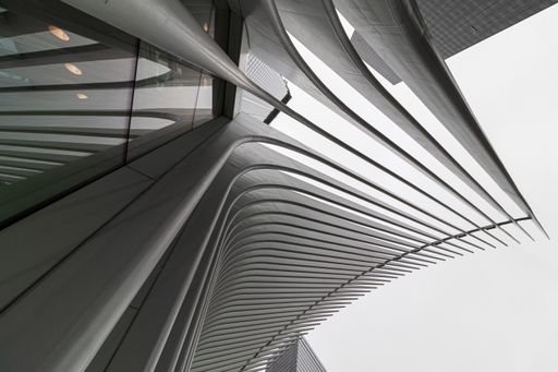 A high angle shot of world trade center new complex in New York, USA