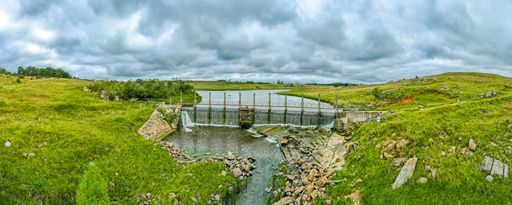 An Aerial View at Beardy Waters fishing area, Glen Innes in Australia
