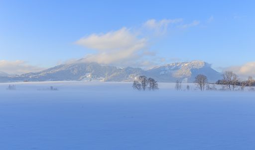 The beautiful morning landscape of Allgau Alps. Nagelfluhkette mountains. Germany.