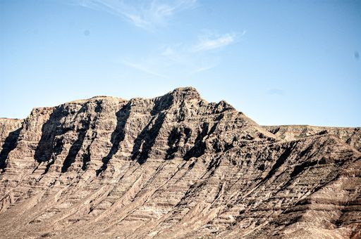 A horizontal shot of a beautiful landscape in Lanzarote, Spain during daylight