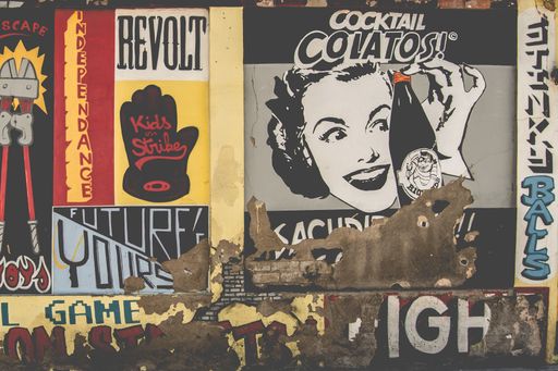 They are original drawings and posters, textured form and are classic
