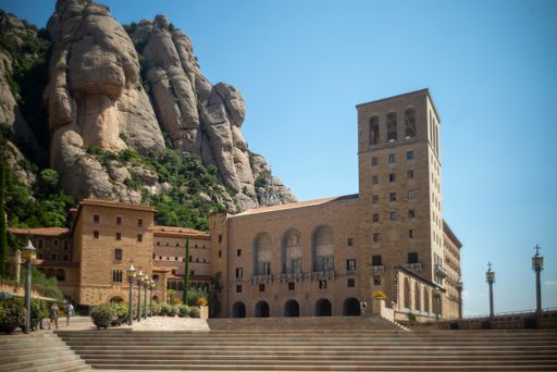 Montserrat Monastery, Santa Maria Montserrat is a Benedictine abbey located on the mountain of Montserrat nearby from Barcelona.
