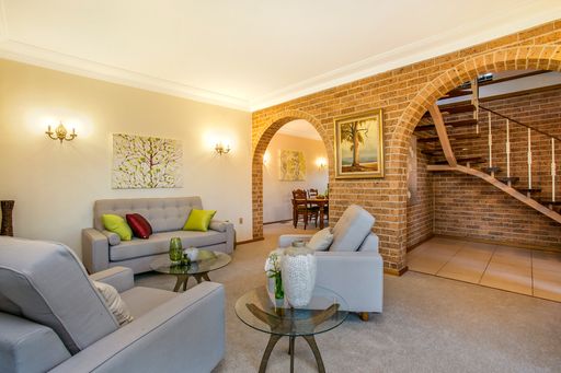 An interior view of a living room in a real estate in Sydney, Australia