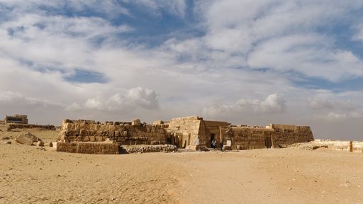 A photo of ancient ruins in Egypt