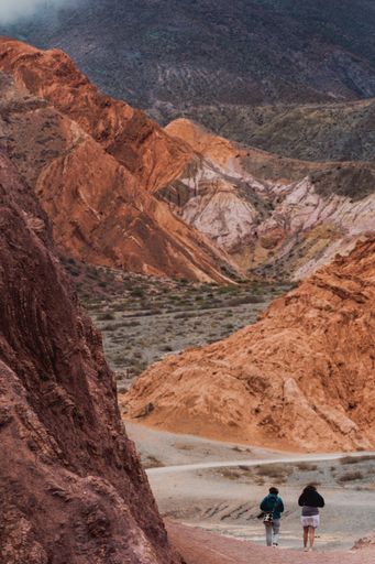 A beautiful view of The Quebrada de Humahuaca located in the province of Jujuy in northwest Argentina