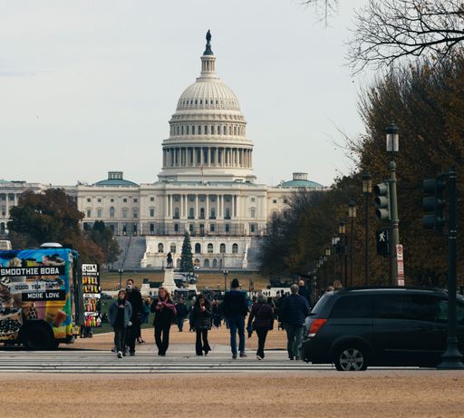 Crowds on the National Mall, Thanksgiving 2022