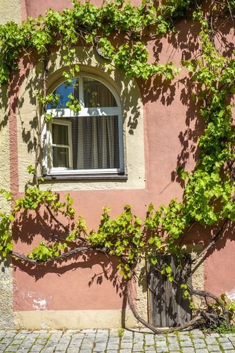 A beautiful shot in the streets of Rothenburg ob der Tauber in Germany