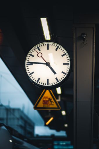 time is money at the train station