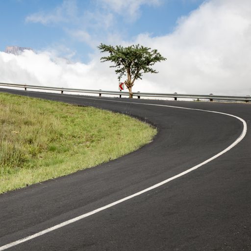 One of the scenic routes that takes you into the majestDrakensberg Mountains in South Africa.