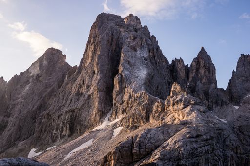 A beautiful shot of mountains under a clear sky at daytime