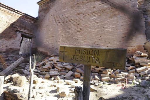 Jesuit Mission Ruins In sinaloa, mexico. first settlers