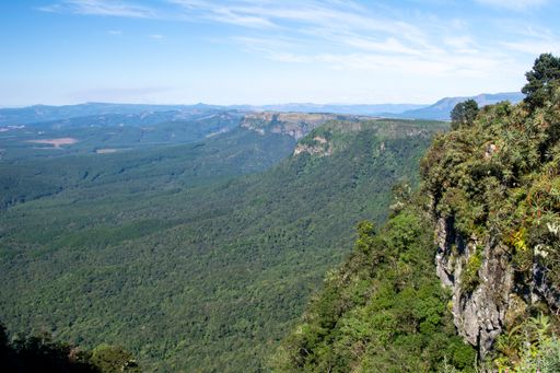 Landscape and scenery of the panorama route in South Africa. Beauty in nature.