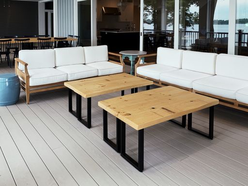 A beautiful modern living room with sofa and coffee table