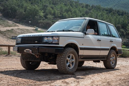 Barcelona, Spain, August 12, 2021: Range Rover Classic modified for the off-roader