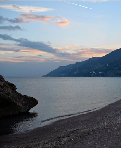 A beautiful shot of a landscape under the cloudy skies