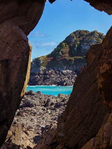 French beach in the north of Brittany