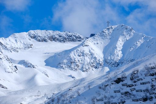 A beautiful view of the mountains in Andermatt, Switzerland