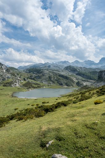 A breathtaking shot of the Picos de Europa National Park captured in Spain
