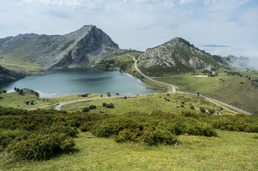 A mesmerizing shot of the Picos de Europa National Park captured in Spain