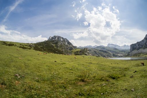 A breathtaking shot of the Picos de Europa National Park captured in Spain