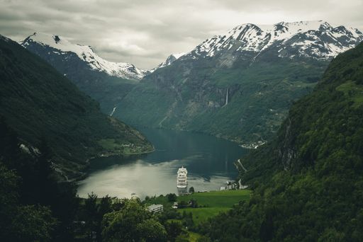A scenic picture from Geiranger, Norway