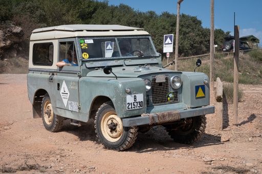 The Land Rover Santana Series II in Green