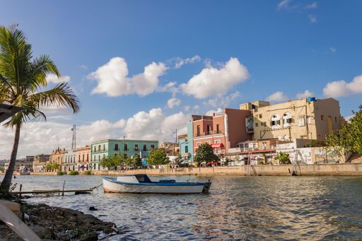 A beautiful view of San Juan river and the Narvaez promenade, Matanzas, Cuba