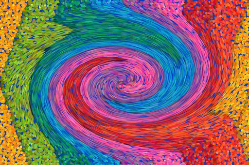 The colorful mixed colors- a cool background