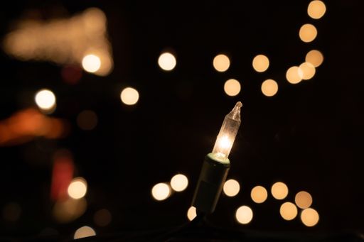 The lights on a Christmas tree perfect for background