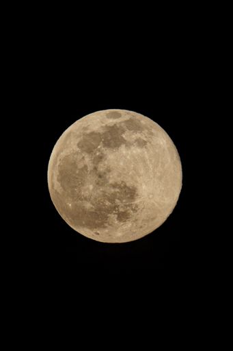 A beautiful view of the moon on a black background