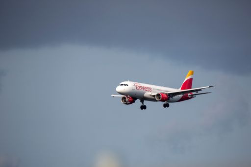a photo of flying plane in sky